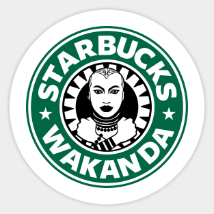 Starbucks Wakanda Sticker